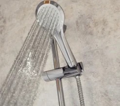 Bristan Acute Thermostatic Surface Mounted Shower Valve With Adjustable Riser Rail