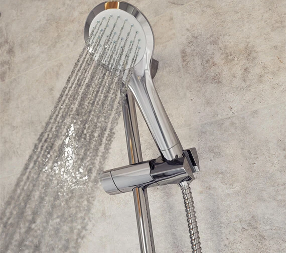 Bristan Acute Thermostatic Surface Mounted Shower Valve With Adjustable Riser Rail 1 Bristan Acute Thermostatic Surface Mounted Shower Valve With Adjustable Riser Rail