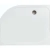 Merlyn Ionic Mstone Offset Quadrant 50mm Shower Tray With Waste