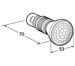 Deva 2 Inch Chrome Brass Head Shower With Swivel Joint -Burlington Shop M 2019 10 23 8 10 45 735