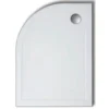 Lakes Low Profile 45mm Offset Quadrant ABS Stone Resin White Tray