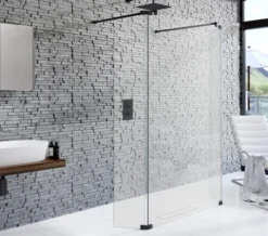 Kudos Ultimate Black 1952mm High Flat 8mm Glass Shower Panel 12 Kudos Ultimate Black 1952mm High Flat 8mm Glass Shower Panel -Burlington Shop M 2019 12 3 14 22 58 626