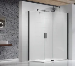 Kudos Ultimate Black 1952mm High Flat 8mm Glass Shower Panel 11 Kudos Ultimate Black 1952mm High Flat 8mm Glass Shower Panel -Burlington Shop M 2019 12 3 8 56 50 822