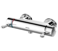 Bristan Opac Exposed Thermostatic Chrome Bar Shower Valve