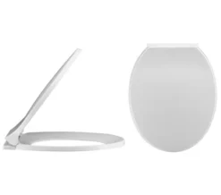 Nuie Standard Round Bottom Fix Soft Close Toilet Seat And Cover
