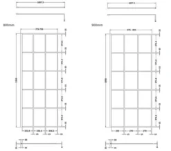 Hudson Reed Black Framed Walk-In Wetroom Screen And Support Bar -Burlington Shop M 2019 3 8 7 27 50 752