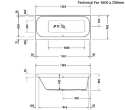 Duravit Happy D2 Built-In Bath With One Backrest Slope Without Frame -Burlington Shop M 2019 4 20 11 16 0 676