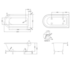 Hudson Reed Winterburn Freestanding Acrylic Bath White With Leg Set -Burlington Shop M 2019 5 25 12 17 6 703