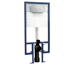 Hudson Reed Wall Hung WC Frame With Dual Flush Cistern And Flush Plate