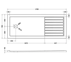 Hudson Reed Pearlstone Rectangular Walk-In Shower Tray -Burlington Shop M 2019 5 28 11 5 40 981
