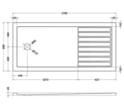 Hudson Reed Pearlstone Rectangular Walk-In Shower Tray -Burlington Shop M 2019 5 28 11 6 27 994