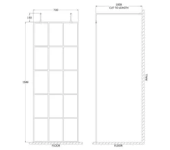 Hudson Reed Black Frame Shower Screen With Arms And Feet -Burlington Shop M 2019 5 29 12 54 15 495