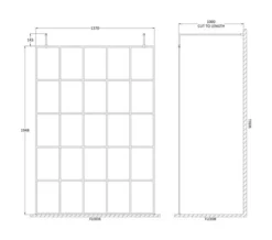 Hudson Reed Black Frame Shower Screen With Arms And Feet -Burlington Shop M 2019 5 30 7 21 14 635