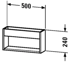 Duravit Ketho 500 X 240mm Wall Shelf -Burlington Shop M 2019 5 31 8 20 59 131
