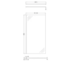 Hudson Reed Black Wetroom Screen And Black Support Bar -Burlington Shop M 2019 6 1 11 50 35 688