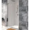 Crosswater Design 8 1950mm High Hinged Shower Door With Inline Panel