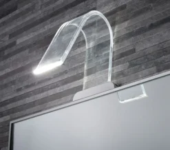 Sensio Cascade Curved Acrylic LED Over Mirror Light