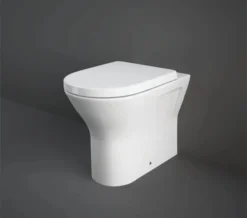 RAK Resort 425mm Comfort Height Back To Wall Rimless WC Pan