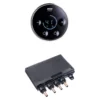 Mira Platinium Dual Shower Valve And Controller Black