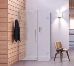 Aqata Design DS458 Hinged Door And Inline Panel Corner Enclosure