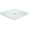 April Waifer Gloss White Square Shower Tray