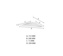 Smedbo Sideline Polished Stainless Steel Wall Mounted Grout Line Corner Shelf -Burlington Shop M 2019 8 10 12 21 25 869