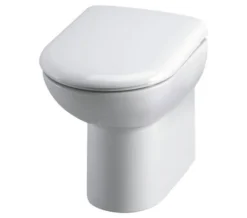 Hudson Reed 375 X 545mm Comfort Height Back To Wall White Pan And Soft-Close Seat