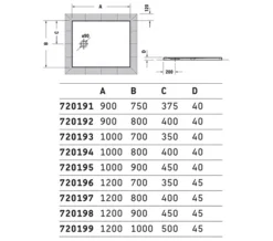 Duravit Tempano Flush Fitted Rectangle Shower Tray With Pre-mounted Sealing Collar -Burlington Shop M 2020 1 3 10 0 38 906