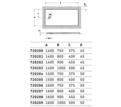 Duravit Tempano Flush Fitted Rectangle Shower Tray With Pre-mounted Sealing Collar -Burlington Shop M 2020 1 3 10 0 55 673
