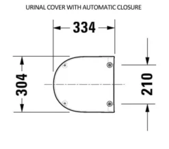 Duravit Me-By-Starck 300mm X 350mm Rimless Urinal 14 Duravit Me-By-Starck 300mm X 350mm Rimless Urinal -Burlington Shop M 2020 2 5 7 46 12 682
