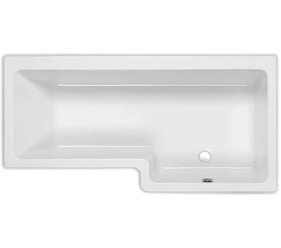 Carron Quantum 5mm Acrylic L-Shaped White Bath 1700 X 700-850mm 2 Carron Quantum 5mm Acrylic L-Shaped White Bath 1700 X 700-850mm - Image 2