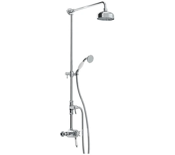 Bristan 1901 Thermostatic Exposed Dual Control Shower Valve With Diverter And Rigid Riser Kit 1 Bristan 1901 Thermostatic Exposed Dual Control Shower Valve With Diverter And Rigid Riser Kit