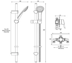 Bristan Acute Thermostatic Surface Mounted Shower Valve With Adjustable Riser Rail 13 Bristan Acute Thermostatic Surface Mounted Shower Valve With Adjustable Riser Rail -Burlington Shop M 2020 3 26 12 31 32 248