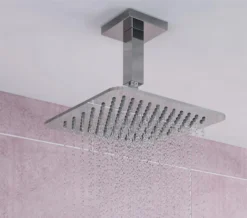 Bristan Square Stainless Steel Slimline Fixed Chrome Shower Head -Burlington Shop M 2020 3 5 9 40 15 340