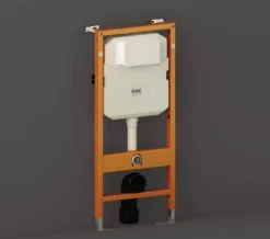 RAK 12cm Front Flush Concealed Cistern And Frame For Wall Hung Pan - Frame Height 114cm
