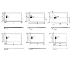 RAK Feeling Rectangular Shower Tray - Sizes Available -Burlington Shop M 2020 5 20 8 35 56 733