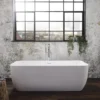 Aqua Eco 1695 X 750mm Luxury Freestanding Bath White