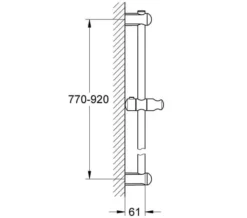Grohe Euphoria Chrome Shower Rail With Glide Element And Swivel Holder -Burlington Shop M700 2020 11 24 12 27 12 475