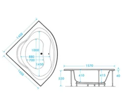 Aqua Lagoon Corner Whirlpool Bath -Burlington Shop M700 2020 11 3 11 32 39 880 1