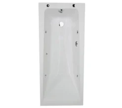 Aqua Atlanta Square Single Ended Whirlpool Bath