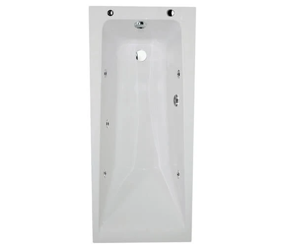 Aqua Atlanta Square Single Ended Whirlpool Bath 1 Aqua Atlanta Square Single Ended Whirlpool Bath