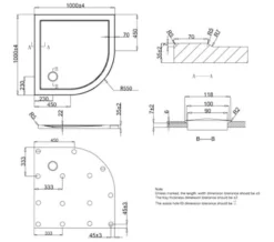 Crosswater Quadrant Low Profile 35mm White Shower Tray -Burlington Shop M700 2020 12 2 8 59 48 369