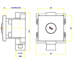 Crosswater Square Spin White Body Jet -Burlington Shop M700 2020 8 25 10 26 18 890