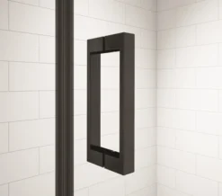 Merlyn Black Hinge Shower Door And Inline Panel -Burlington Shop M700 2020 8 8 8 48 21 513