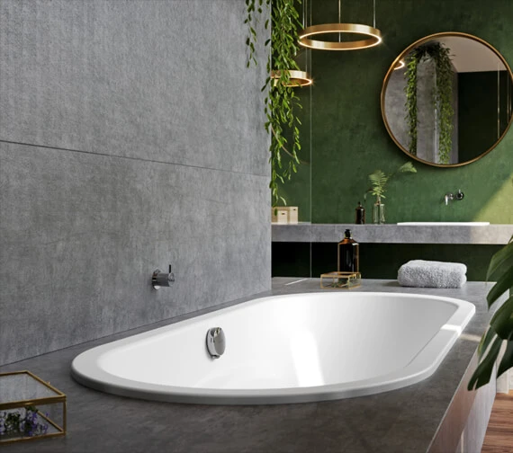 Kaldewei Ambiente Classic Duo Oval 1700mm Double Ended Steel Bath White 2 Kaldewei Ambiente Classic Duo Oval 1700mm Double Ended Steel Bath White - Image 2