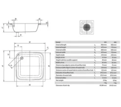 Kaldewei Advantage Sanidusch Square Steel Shower Tray White -Burlington Shop M700 2021 10 4 14 16 47 220