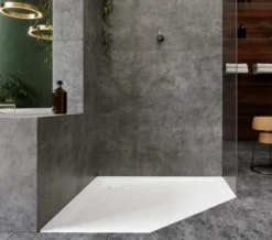 Kaldewei Ambiente Cornezza Pentagonal Steel Shower Tray White