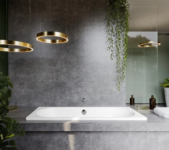 Kaldewei Ambiente Classic Duo 1800mm Double Ended Steel Bath White 2 Kaldewei Ambiente Classic Duo 1800mm Double Ended Steel Bath White - Image 2