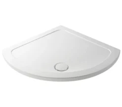 Nuie Pearlstone 850 X 850mm Single Entry White Shower Tray