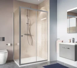 Crosswater Clear 6 1950mm Height Single Sliding Door